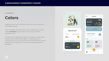 Design basics 11 Consistent colors