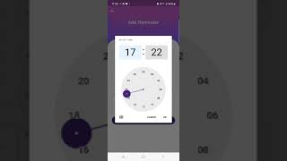 Adding reminder alarms screenshot 3
