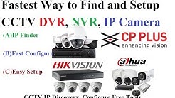 Find IP Address CCTV DVR NVR IP Camera