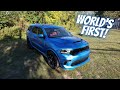 This is The World&#39;s First B5 Blue Hellcat Durango! + Picking Up Redeye 300