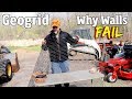 Retaining walls and Geogrid- How a retaining wall fails pt2