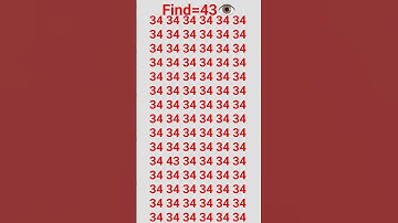 👉 #challenge 43 #find #mathsfacts #puzzle #puzzle #find the odd number #gkquestion #gkquiz #shorts💯