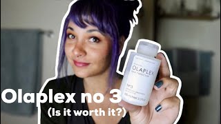 How to Use Olaplex no 3 (Olaplex no 3 Review and How To for Curly Bleached and Color Treated Hair)