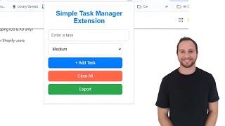 Chrome Extension: Task Manager - Get Organized!