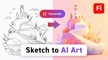 Van schets tot AI-kunst: mijn workflow met de beeldgenerator van Adobe Firefly