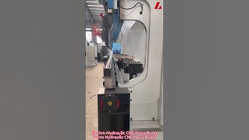 Electro Hydraulic CNC Press Brake Servo Hydraulic Bending Machine #pressbrakemachine
