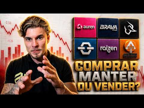 OQUE FAZER COM AURE3, BRAV3, TASA4, CSNA3, RAIZ4, AZTE3?