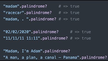 Acing your technical test: Implementing a palindrome checker in Ruby
