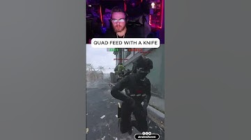 QUAD FEED WITH A KNIFE !! | #callofduty #cod #mw3 #knife #quad #shorts #twitch #live #subscribe