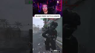QUAD FEED WITH A KNIFE !! | #callofduty #cod #mw3 #knife #quad #shorts #twitch #live #subscribe