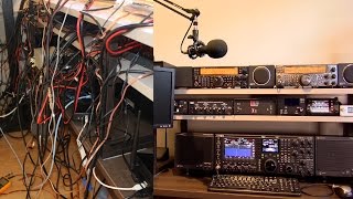 Ham Shack - Hiding wires and cable management