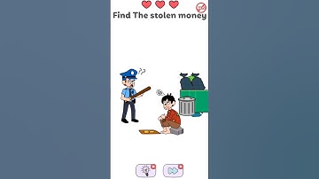 Find The Stolen Money - Delete Story Brain Puzzle Gameplay #shorts