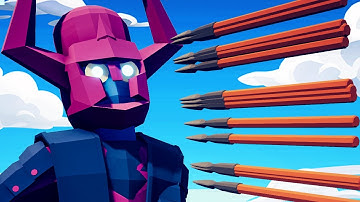 I Used GOD POWERS On GALACTUS And THIS Happened! - TABS Unit Creator