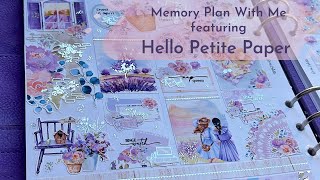 Memory Plan with Me ft 'Provence' by Hello Petite Paper | A5 Wide