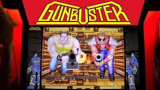 Gunbuster Arcade Cabinet 2-Player MAME Playthrough w/ AimTrak Guns