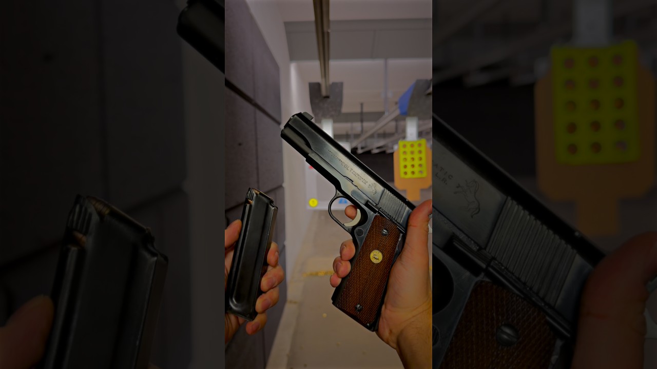 Shooting Colt 1911 22lr Conversion kit 1978 