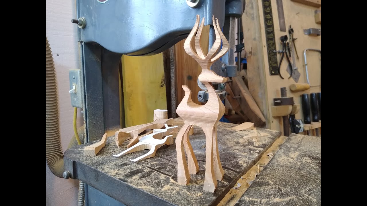 how-to-make-a-bandsaw-reindeer-youtube