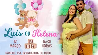 Chá Revelação 💚💜Luís ou Helena ?