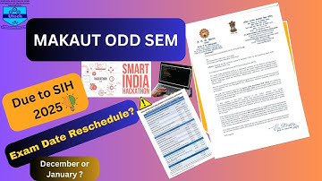 🔥 MAKAUT 2025 Exam Update | 1st 3rd 5th 7th Sem New Schedule Out!