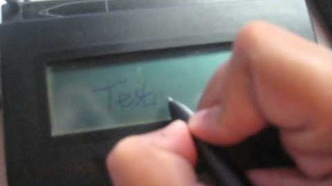 Topaz Systems Inc, SignatureGem LCD 1x5 HID-USB, Model L-T462-HSB, Demo Tablet