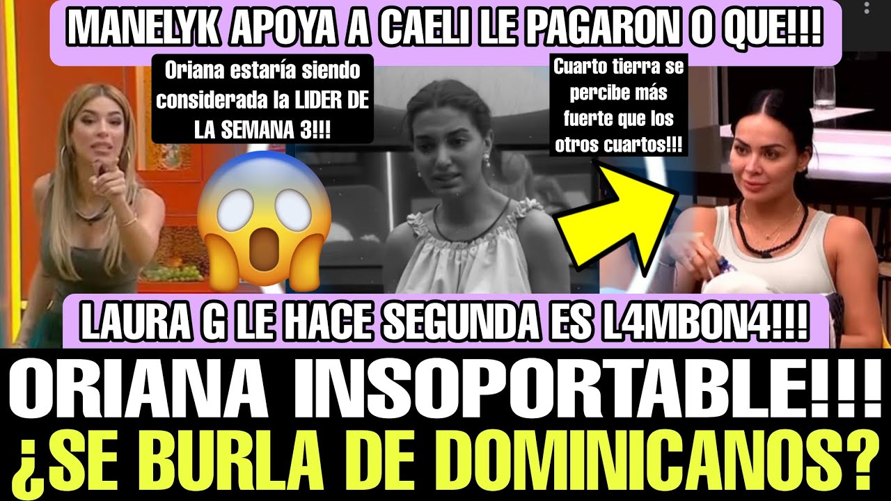 😱 LUPITA ELIMINADA!!! ¿MANE CON CAELI? LAURA LAMB0N4 LA CASA DE LOS FAMOSOS EN VIVO TELEMUNDO