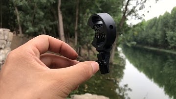 Black brush arrow rest for compound bows