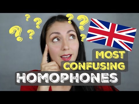 The Most Common & Confusing HOMOPHONES: ENGLISH LESSON