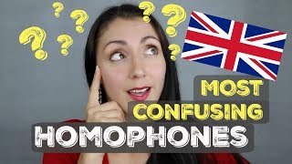 The Most Common & Confusing HOMOPHONES: ENGLISH LESSON