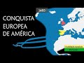 La conquista europea de América - resumen en mapas