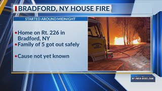 Steuben County home ravaged after Tuesday morning fire