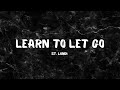 Learn to let go  st lundi letra en espaol