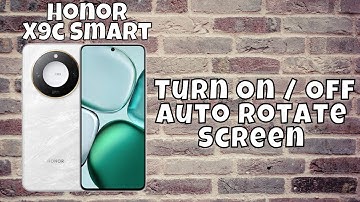 How to Turn On / Off Auto Rotate Screen on Honor X9c Smart