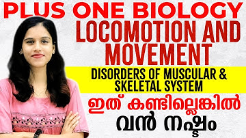 Plus one Biology | Locomotion and Movement /Disorders of muscular and skeletal system |Sure Question