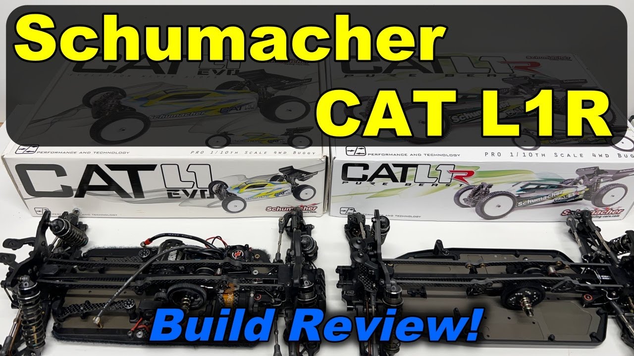 Schumacher CAT L1R Build and CAT L1 Evo comparison - Best 4wd RC