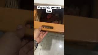 Wooden vegetable storage compartment | best design for kitchen ￼modern kitchen