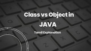Java Classes and Objects in Tamil with example program
