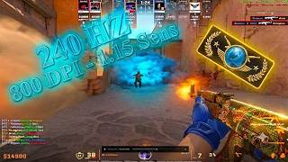 240Hz 800DPI 1.15 / The GLOBAL Highlights 10 - COUNTER STRIKE 2 #cs2