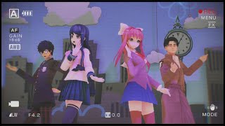 [Project Sekai MMD] Levi, Monika, Ren... - Chururira Chururira Daddadda! Takeaki Wada (Kurage P)