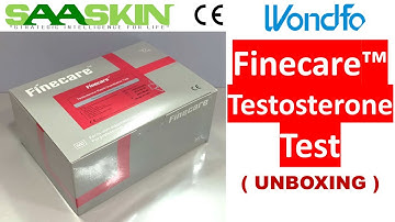 Wondfo Finecare™ Testosterone Rapid Quantitative Test | UNBOXING | FIA Test | #W248