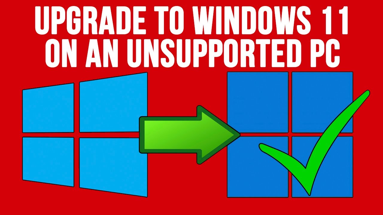 How to Bypass the Windows 11 Requirements When Upgrading your Computer from Windows 10 - Method 2