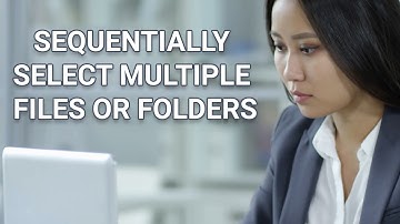Select files or folder sequentially using shortcut keys