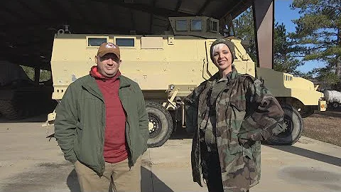 Caiman MRAP Show-and-Tell with Army Vet JB