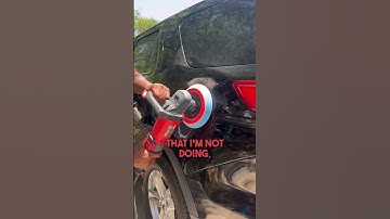 Using a rotary polisher is scary 😱