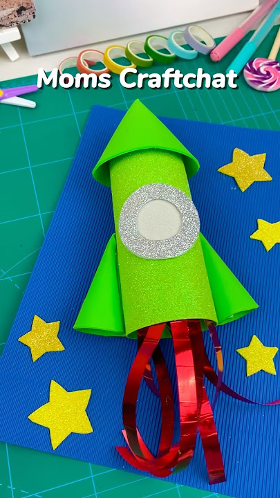 نشاط فني لاسبوع الفضاء للاطفال #school #space #سبيستون #فضاء #اعمال_يدوية #فن #نشاطات #الوان #ازرق