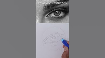 🔥 Perfecr Eye Drawing Technique for Beginners #shorts #sketchbookbyabhishek #viral #portrait #short