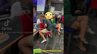 How you ever wondered what it is like to make out with a mop?  #hypnotherapy #hypnotistshow