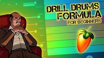 How To Make Hard Drill Drums For Beginners | FL Studio Mobile Tutorial