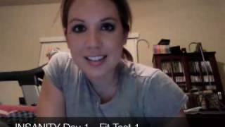 INSANITY Workout Day 1 -  Fit Test!