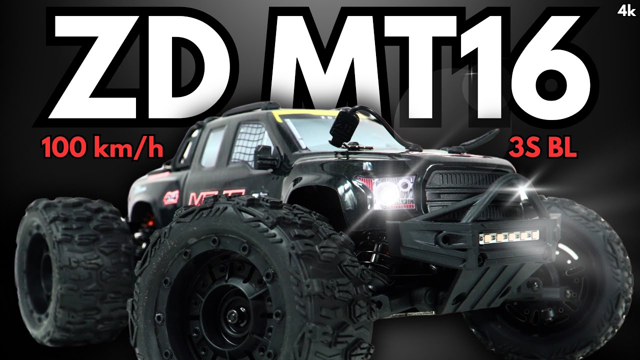 NEUER 1/16er Monstertruck mit 3S BRUSHLESS Power!! | ZD RACING MT16 | RC Cars