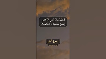 سورة النمل الآية ٧١ الى ٧٥ بصوت الشيخ محمد صديق المنشاوي